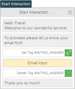 tag waiting answer to improve chatbot conversion rate