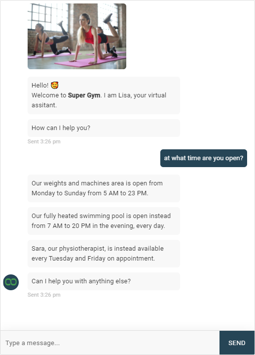 Q&A chatbot template